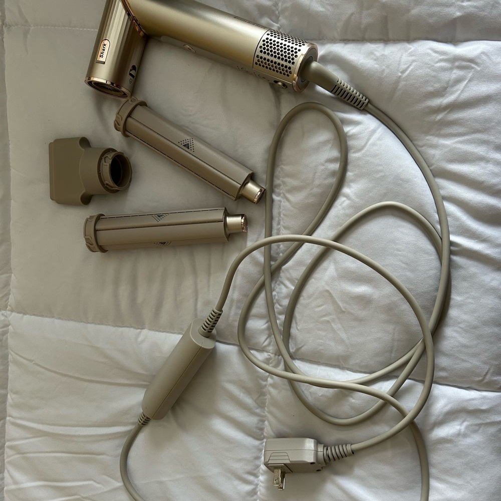 Gold Hair Styling Tool Set
